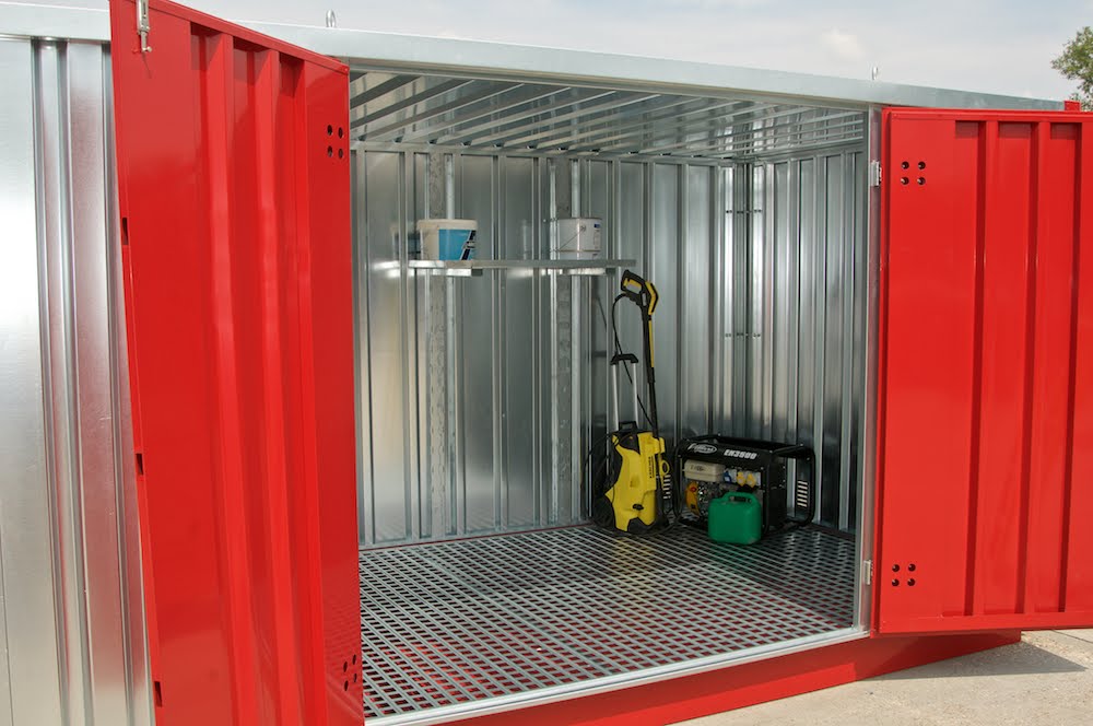 hazmat storage container, Storing Hazardous Chemicals, Containers for Storing Chemicals, Coshh containers, chemical store for sale,