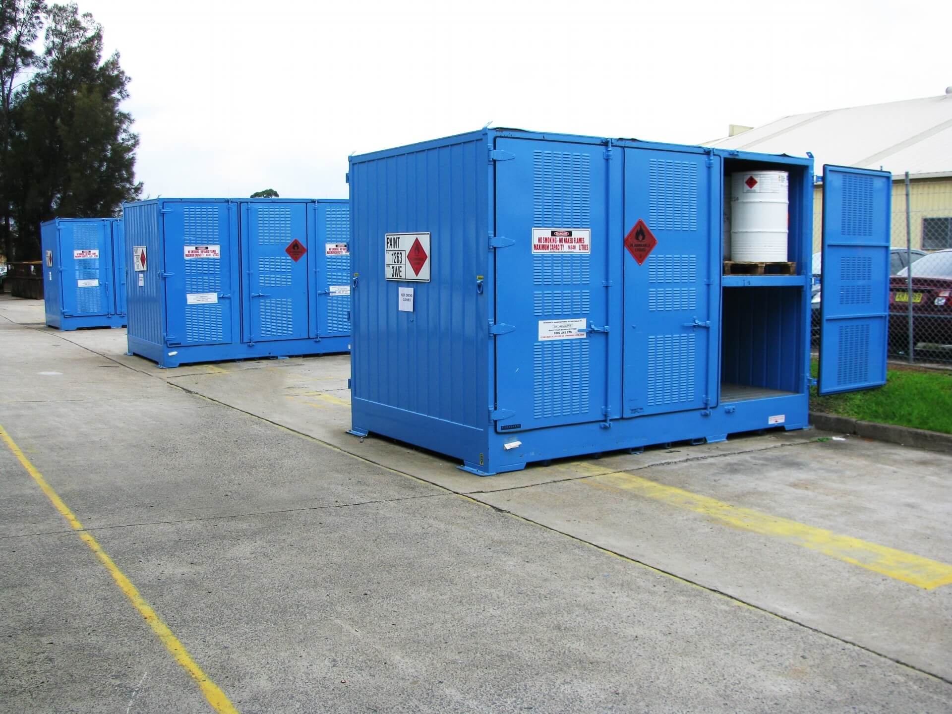 hazardous chemicals storage, COSHH Container, COSHH Container Requirements,