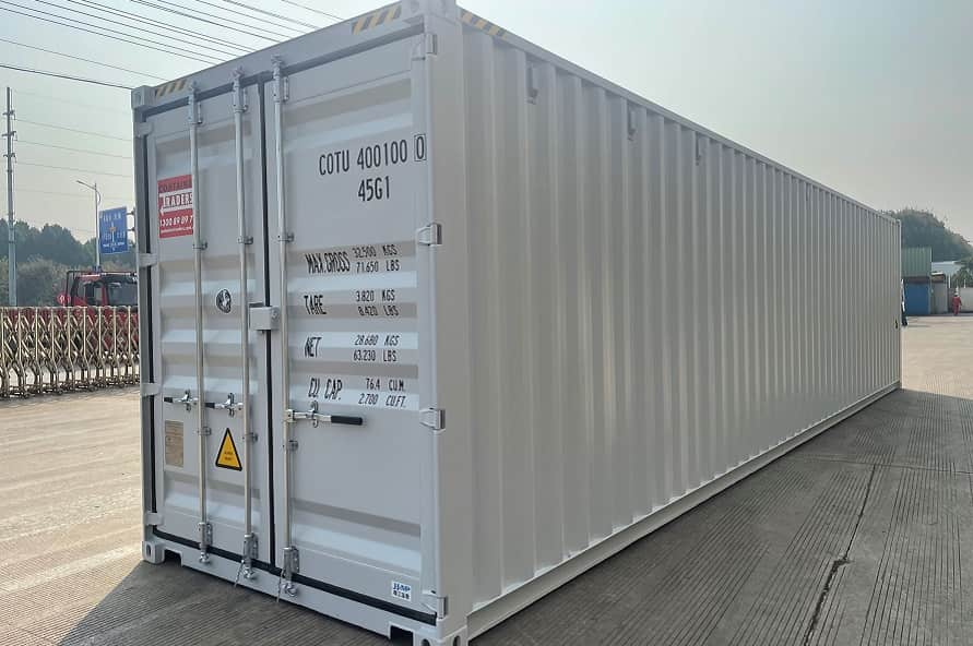 40ft high cube Container for dale in Uganda