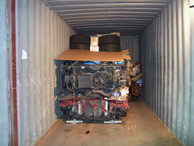 Container for shipping Toyota engine, storage containers for engines,