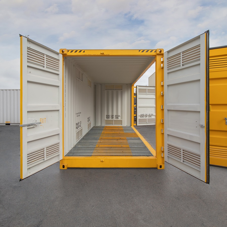 20HC-Openside-Dangerous-Goods-Container, 20ft Side Access Dangerous Goods Containers, Dangerous Goods Container, Side Access container,