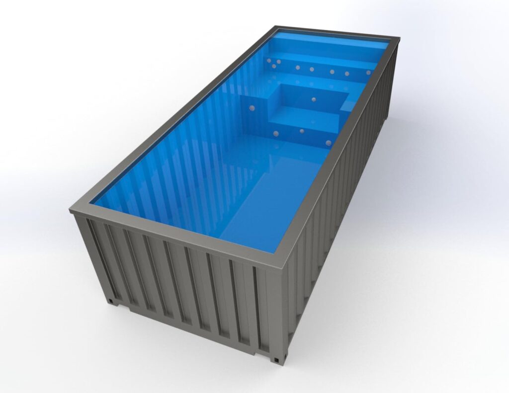 Transforming Shipping Containers into Stunning Swimming Pools, Shipping Containers Swimming Pools, Containers Swimming Pool, Container pool,