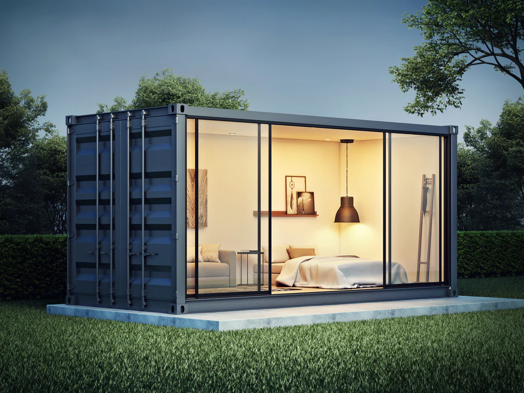Container Solar-Powered Homes, Solar-Powered Homes, Solar power container house,