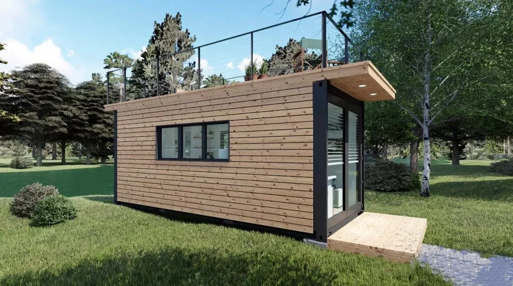 20ft prefab shipping container house, luxury design, shipping container homes, modular homes, sustainable living, eco-friendly homes, modern container architecture, custom container homes, urban tiny homes, off-grid container house,