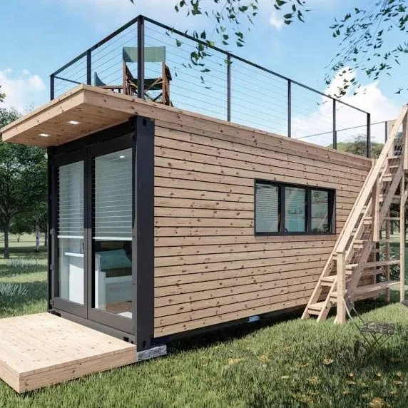 20ft prefab shipping container house, luxury design, shipping container homes, modular homes, sustainable living, eco-friendly homes, modern container architecture, custom container homes, urban tiny homes, off-grid container house,