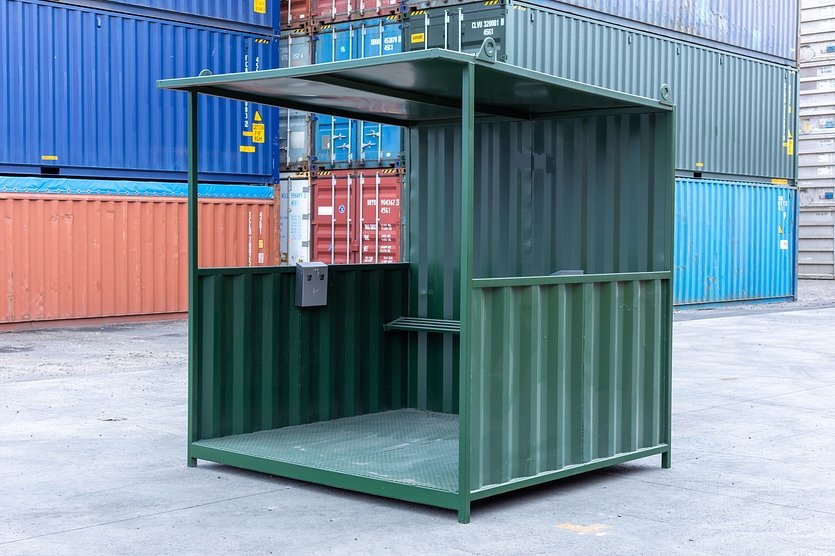 Container Smoking Shelters, outdoor smoking solutions, modular smoking shelters, durable smoking shelters,