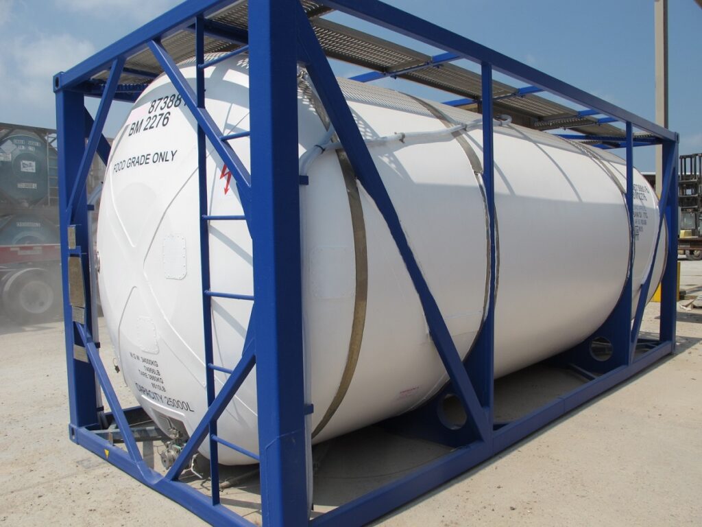 Food-grade ISO tanks, Food-grade container, Tank containers for liquids, Food and Beverage container Tanks,